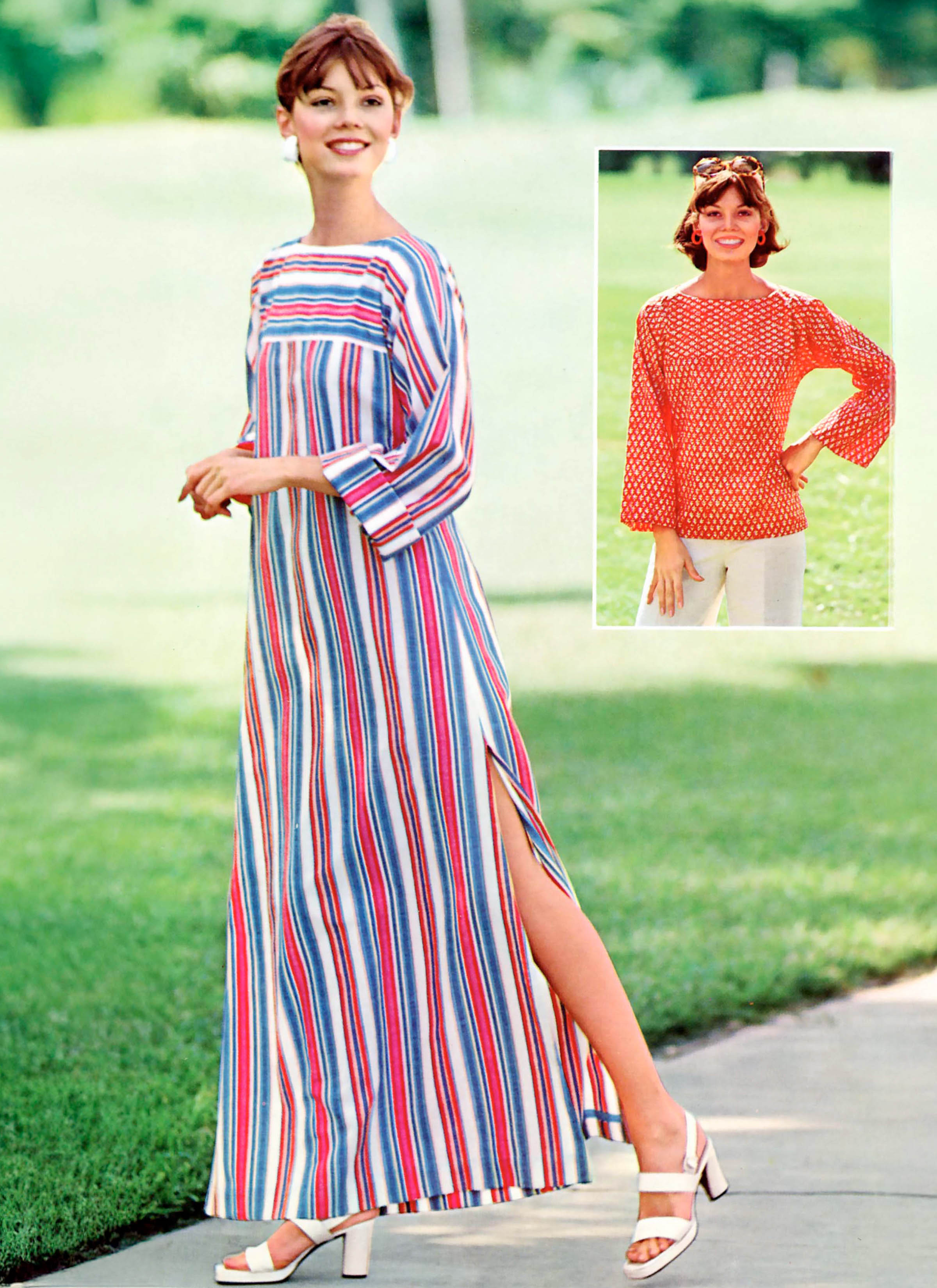 Simplicity S3292 | Simplicity Sewing Pattern Misses' Jiffy Pullover Caftan and Top