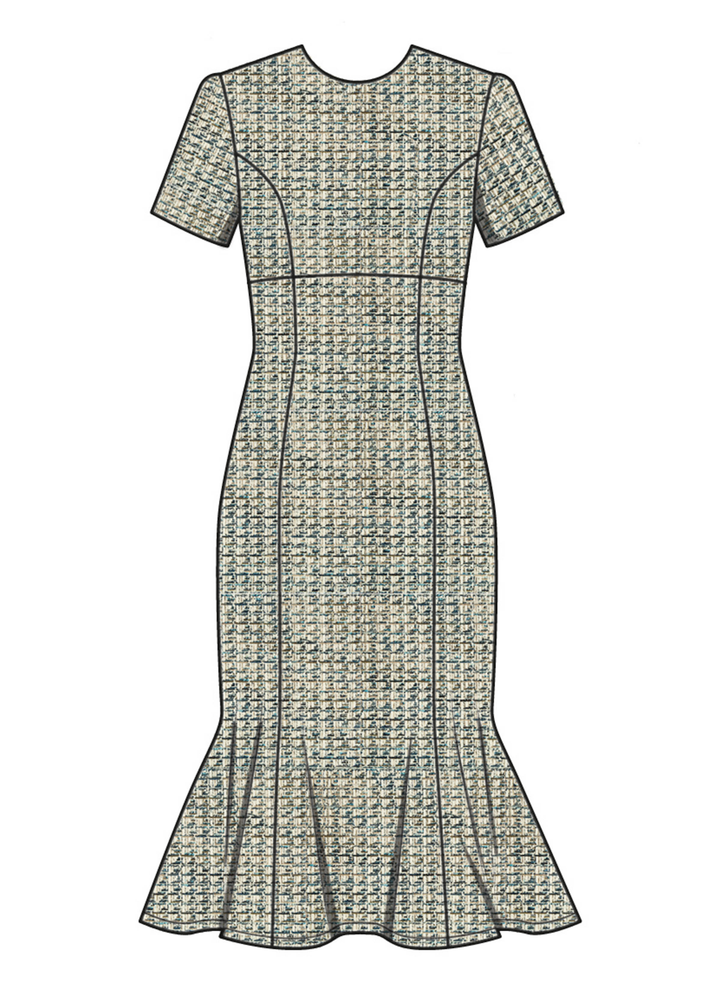 Simplicity S3301 | Simplicity Sewing Pattern Misses’ Midi Length Dress with Sleeve Variations and Custom Cup Sizes