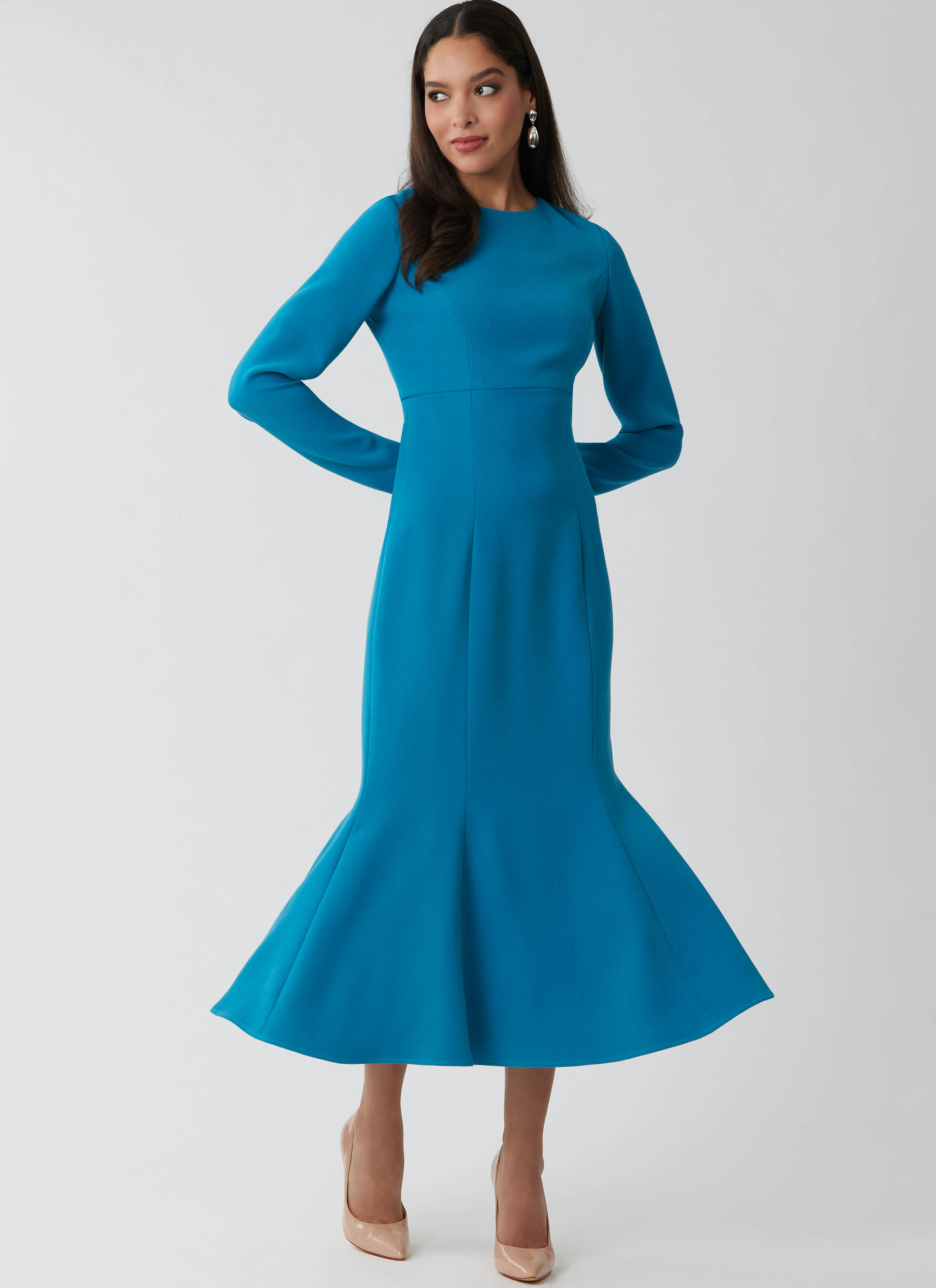 Simplicity S3301 | Simplicity Sewing Pattern Misses’ Midi Length Dress with Sleeve Variations and Custom Cup Sizes
