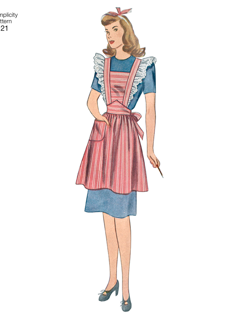 Simplicity S1221 | Misses' Vintage Aprons