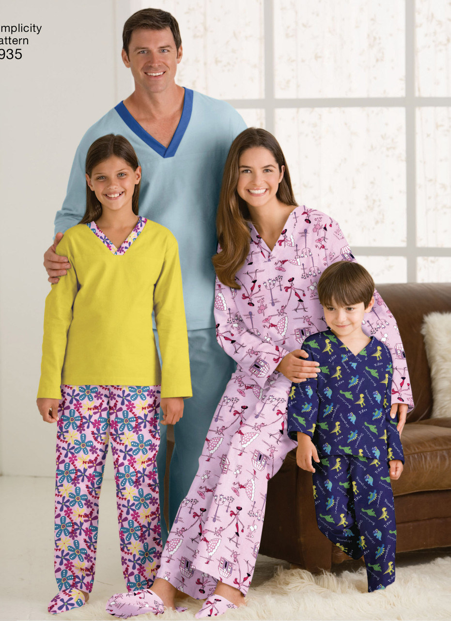 Simplicity S3935 | Child's, Teens' & Adults' Cozywear