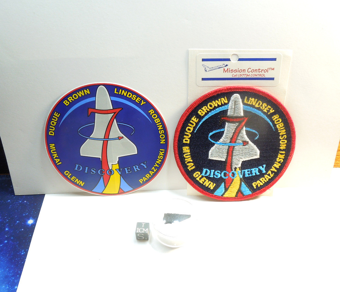 NASA Space Shuttle Lot, Patch, Decal, Tile Sample