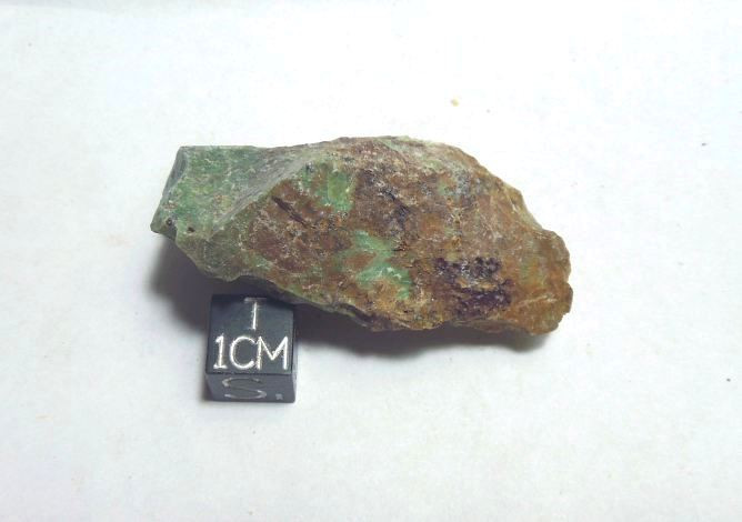 Chrysocolla, Rough Green and Orange Specimen, 21g - Galactic Stone