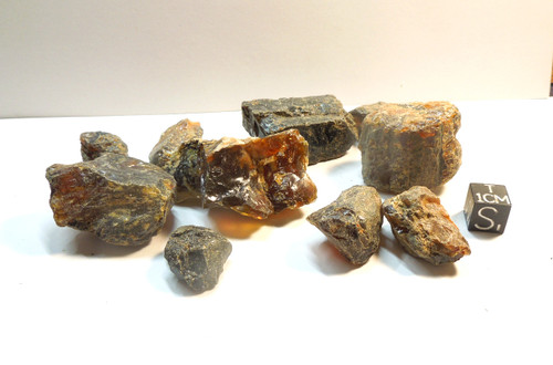 Indonesian Borneo Amber, Lot of Raw Pieces, 50g