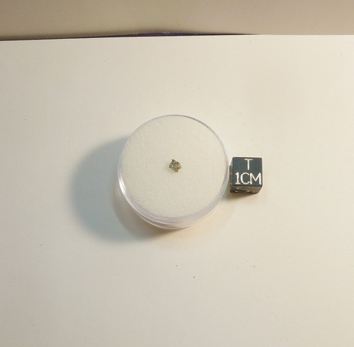 Nkayi L6 Chondrite, Zimbabwe 2009 Fall, Fragment, .026g