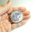 MOON ROCK Disc Display, Piece of the Moon in the Palm of your Hand
