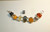 Starborn Creations, Cosmic Treasure Bracelet, Silver, Moldavite, Meteorite, Amber