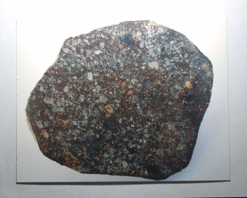 石 NWA 869 Meteorite Postcard - Galactic Stone & Ironworks