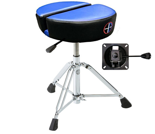 Hipster Drum Throne - Blue - Full Hydraulic