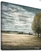 Calm Front Square Stretched Canvas