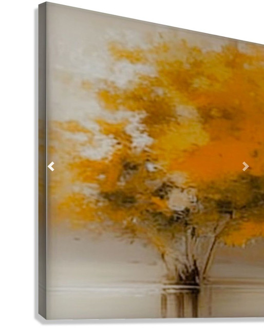Autumn Springs Eternal  square Wall Art stretched Canvas