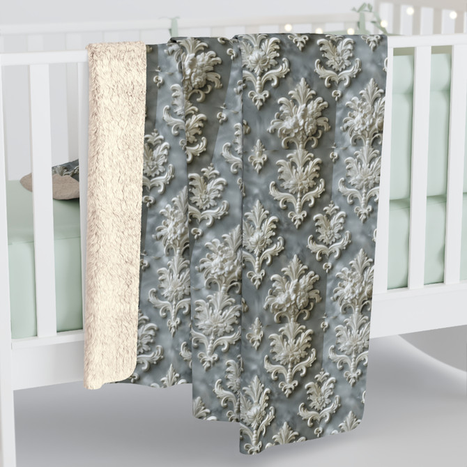 Carlyle Sherpa Fleece Blanket