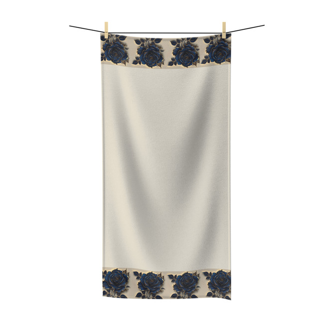 Steam Punk Vanilla Floral Bath Towel