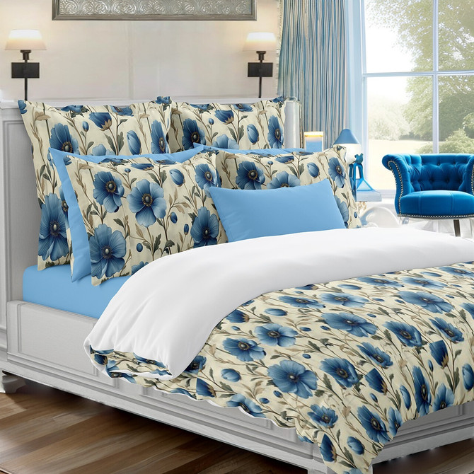 Blue Essence Duvet Cover