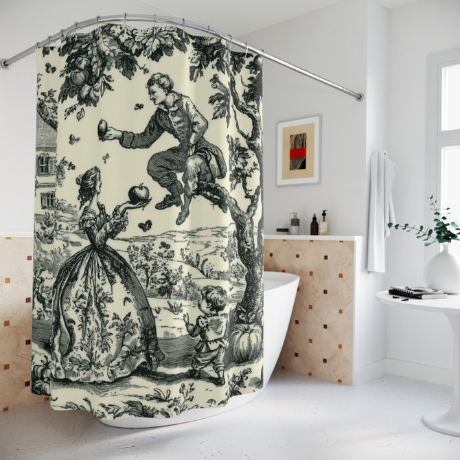 Loves Orchard Shower Curtain