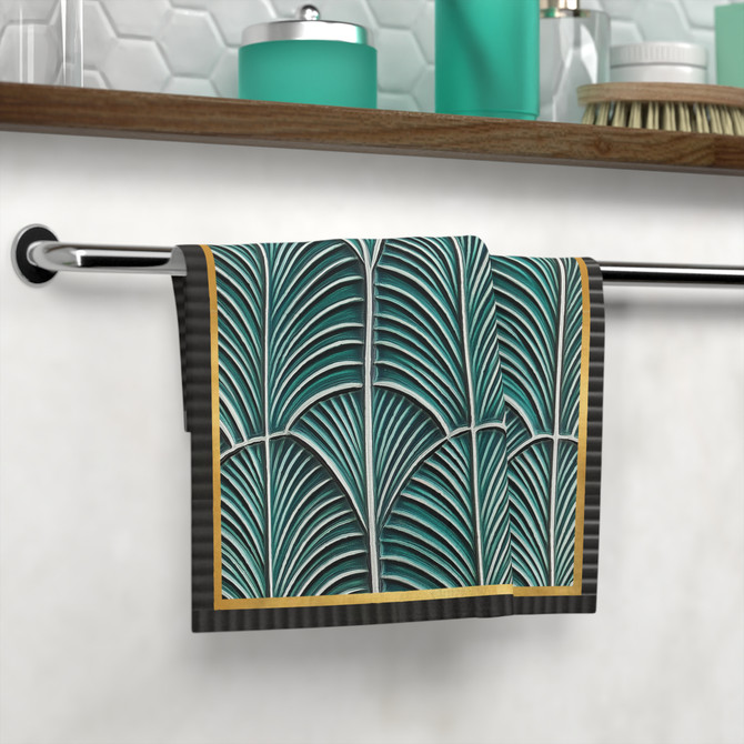 Fluted Palm Face Towel