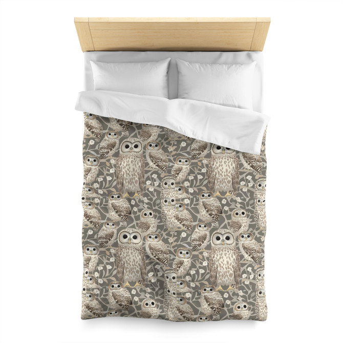 Nosey Birds Duvet Cover