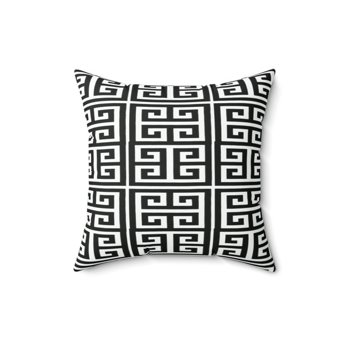 Meander Motif Square Pillow Set (A)