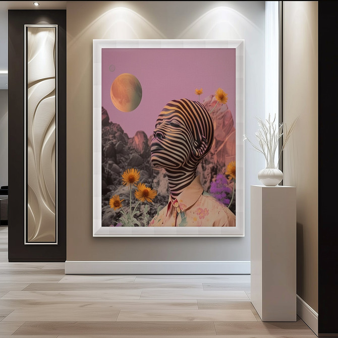 In My Feelings Silver Wall Art Frame