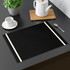 Cityscape (Black) Placemat, 1pc