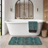 Fluted Palm Bathroom Mat