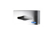 The Frost 180 stainless steel surface-mounted facial tissue dispenser, featuring a clean, modern design ideal for providing convenient access to facial tissues in commercial settings.