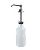 Sleek Frost 712 chrome liquid soap dispenser, counter mounted, showcasing its stylish design and practical functionality.