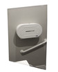 The Frost 941-24X36SS stainless steel face mirror provides a wide, clear reflection, combining functionality with a sleek, frameless design for commercial use.