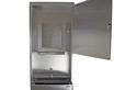 The Frost 422C Surface Mounted Combination Paper Towel Dispenser and Disposal Open Waste in Stainless Steel, showcasing durability and convenience in a sleek, modern design suitable for commercial restrooms.