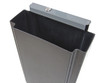 Frost 2011 Pet Waste Bag Disposal in grey, a sleek and functional unit designed for the effective management of pet waste in outdoor areas.