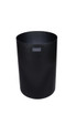 Frost 2020-Blue Outdoor Waste Receptacle featuring a bright blue lid and grey body, offering a stylish and heavy-duty solution for waste disposal in outdoor areas.