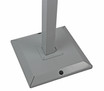 Frost 1600 Hand Sanitizer Stand in grey - an elegant and practical solution to support hand hygiene in communal spaces.