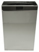 The Frost 326 Stainless Steel Wall Mounted Waste Receptacle features a clean, polished design with a top opening for easy waste disposal, ideal for commercial or upscale residential use.