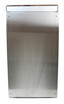 Stainless steel Frost 800-S medicine cabinet, with a reflective surface and secure storage options, providing a stylish and practical bathroom storage solution.