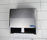 Frost 103 - Universal Roll and Single Fold Paper Towel Dispenser With Lock (Stainless Steel) Bathroom