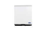 Wall-mounted Frost 105 multifold paper towel dispenser in white, Front