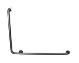 Frost 1003-SP40X30R Stainless Steel 40"x30" Grab Bar for Right-Hand use, with a 1.25-inch diameter, offering reliable support and a contemporary aesthetic for bathroom safety.