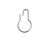 Durable and stylish Frost 1144-501L Stainless Steel Curtain Hooks, perfect for securely hanging your shower curtain and enhancing your bathroom's design.