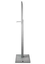 Frost 1600 Hand Sanitizer Stand in grey - an elegant and practical solution to support hand hygiene in communal spaces.