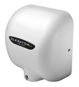 The Eco White Epoxy Paint Xlerator Hand Dryer (XL-W-ECO) combines sleek design with sustainable functionality, offering efficient hand drying without heat technology. Its crisp white finish enhances any restroom's modern aesthetic while promoting cleanliness and hygiene through touch-free operation. With durable construction and energy efficiency, this hand dryer is suitable for various settings, providing a timeless and environmentally conscious solution.