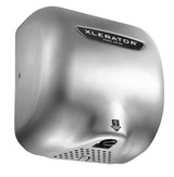 Image: A sleek Brushed Stainless Steel Xlerator Hand Dryer (XL-SB) designed for commercial and public restroom settings. Crafted from durable stainless steel, this high-performance hand dryer offers powerful and energy-efficient operation, touch-free hygienic design, and quick drying time. Its sleek aesthetics and easy installation make it an ideal choice for modern restroom environments.