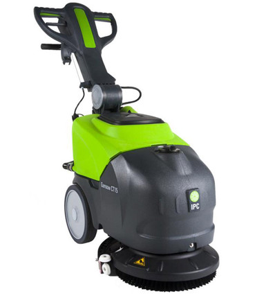 The IPC CT15B35 Auto Scrubber, a compact powerhouse engineered to redefine productivity in warehouse and parking lot cleaning applications. Despite its modest dimensions, the CT15B35 delivers exceptional productivity, thanks to a host of advanced technical solutions, making it the ultimate choice for demanding cleaning tasks.