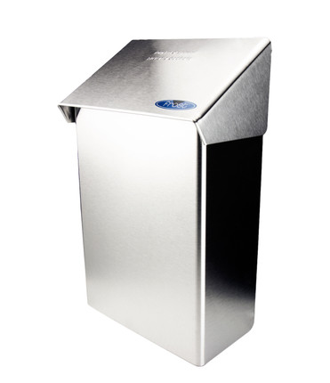 Frost 622 stainless steel tampon and napkin disposal unit, showcasing its sleek and durable design for hygienic waste management in restrooms.