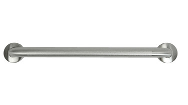 Frost 1001-NP42 Stainless Steel 42-inch Grab Bar with a 1.5-inch diameter for extended secure gripping in various accessible bathroom designs.