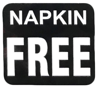 Frost 606-510 Free - Free Decal for Napkin Vendor