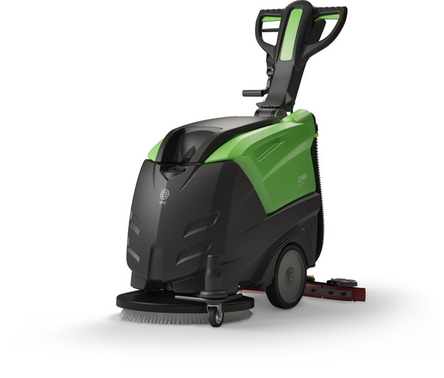 Designed for versatility and productivity, the CT46B50 is perfect for narrow spaces. Its adjustable handle and long-lasting battery make it ideal for high-demand environments. Experience the ultimate scrubbing performance with the IPC CT46B50 Automatic Scrubber.