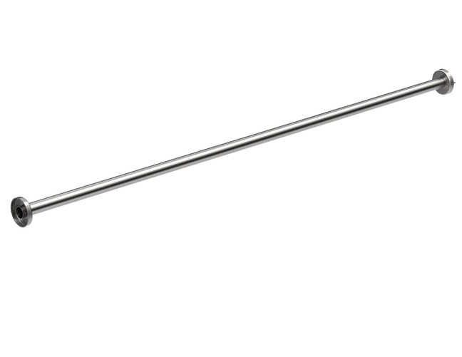 The Frost 1145-S 60" Stainless Steel Shower Rod, with its sleek design and durable construction, is a functional and stylish addition to any shower setup.