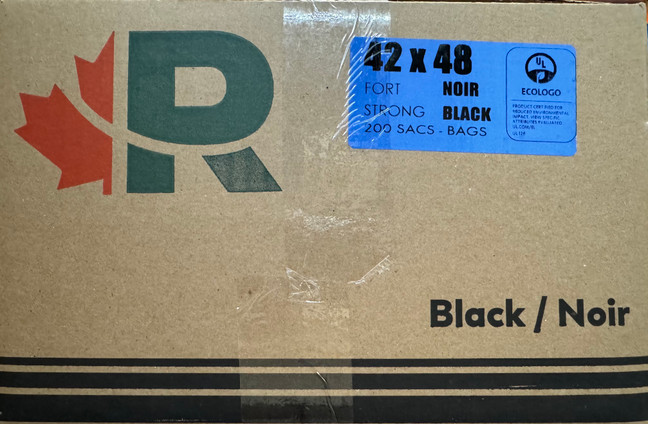 Garbage Bag - Strong Black - 42x48 - 200/CS