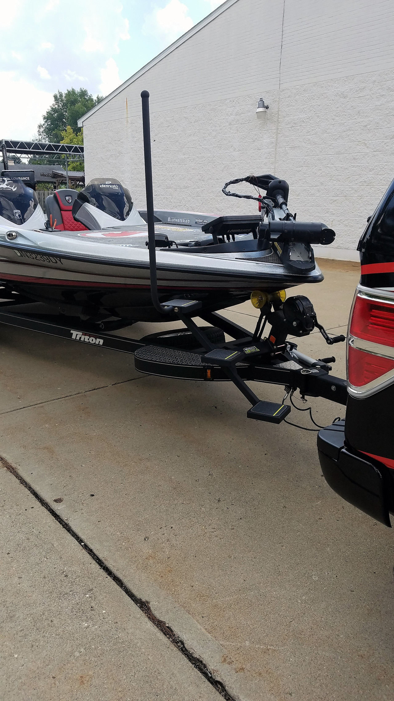2017 Triton Trick Step Marine Trailer Steps