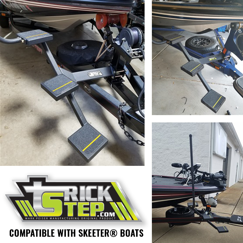 2020 Skeeter Boat Steps - Trick Step Marine Trailer Steps